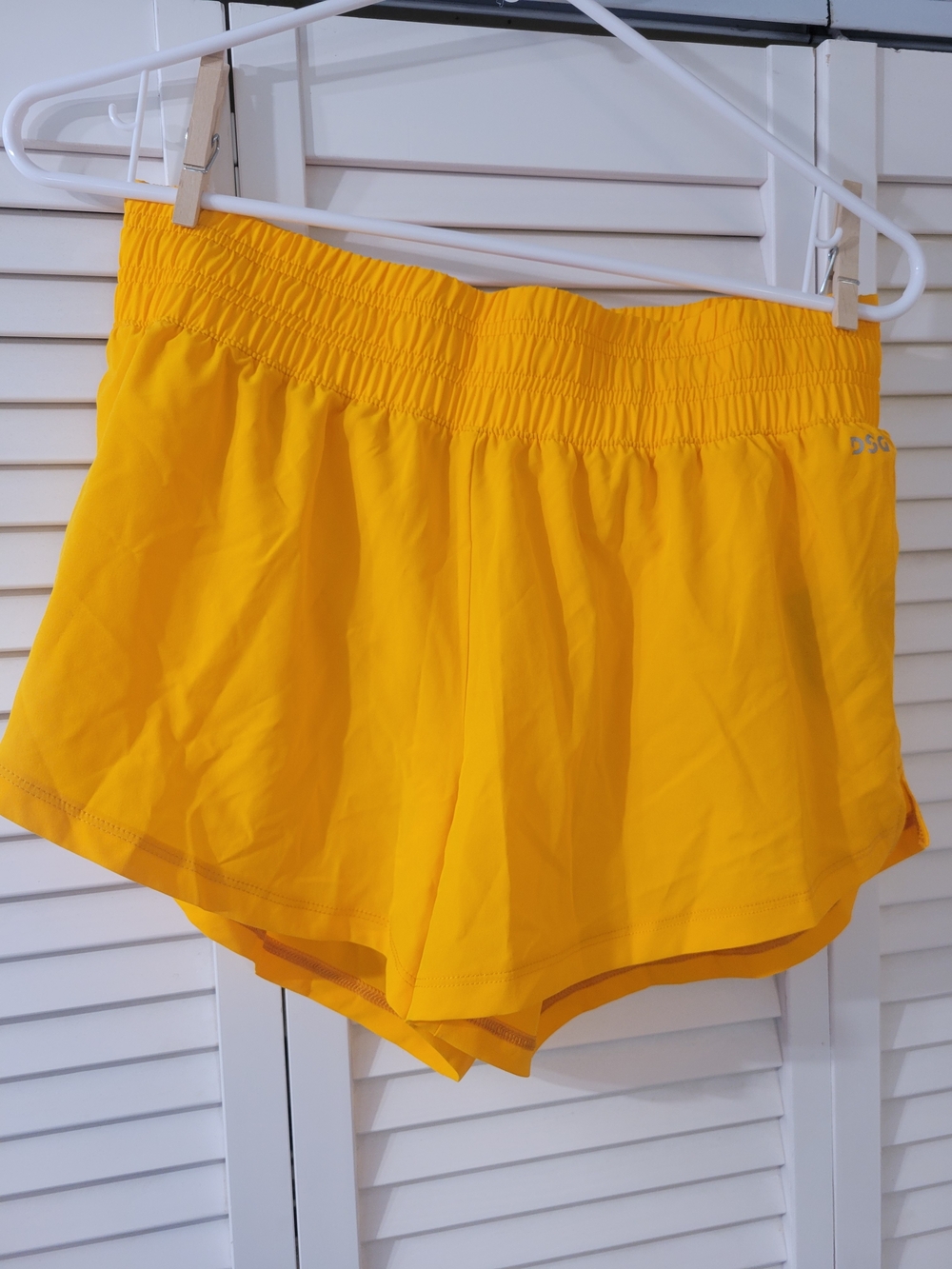 Women’s Yellow Athletic Shorts